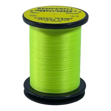 Classic Waxed Thread 12/0 Fluo Yellow 110 meter