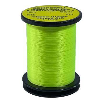 Classic Waxed Thread 8/0 Fluo Yellow 110 meter