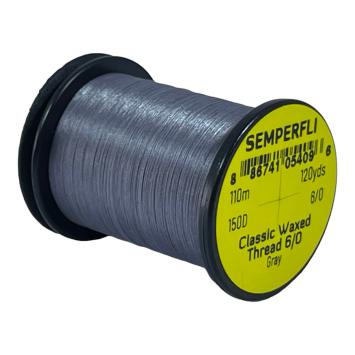 Classic Waxed Thread 6/0 Gray 110 meter