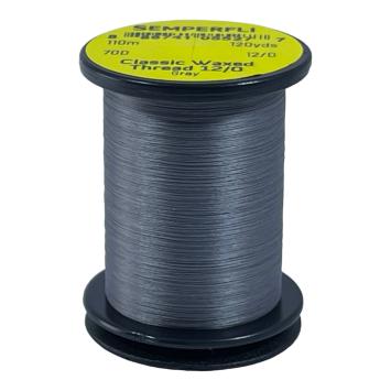 Classic Waxed Thread 12/0 Grey 110 meter