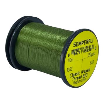 Classic Waxed Thread 8/0 Medium Olive 110 meter