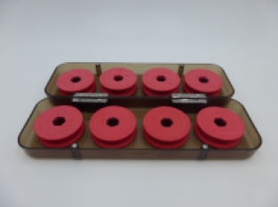 EVA Foam Leader Spool Box 8 X - Red