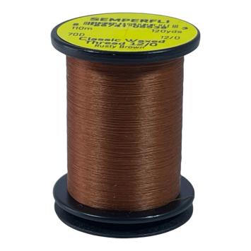 Classic Waxed Thread 12/0 Rusty Brown 110 meter