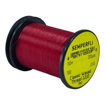 Classic Waxed Thread 12/0 Red 110 meter