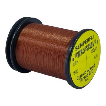 Classic Waxed Thread 6/0 Rust 110 meter