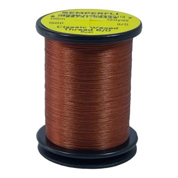 Classic Waxed Thread 6/0 Rust 110 meter