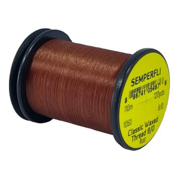 Classic Waxed Thread 8/0 Rust 110 meter