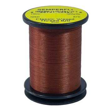 Classic Waxed Thread 8/0 Rust 110 meter