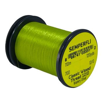 Classic Waxed Thread 12/0 Watery Olive  110 meter