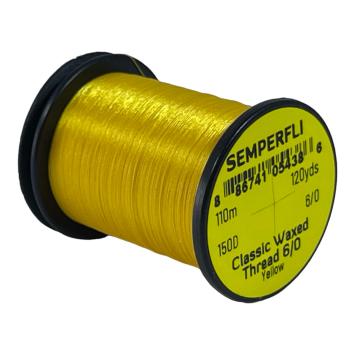 Classic Waxed Thread 6/0 Yellow 110 meter