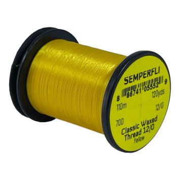 Classic Waxed Thread 12/0 Yellow 110 meter