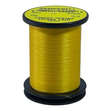 Classic Waxed Thread 12/0 Yellow 110 meter