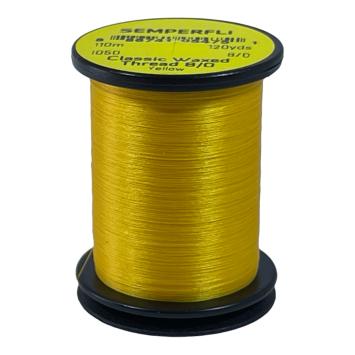 Classic Waxed Thread 8/0 Yellow 110 meter